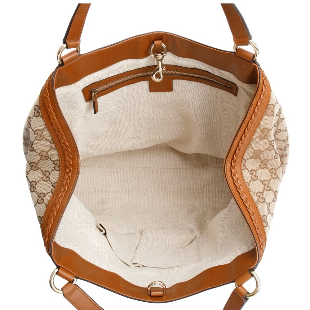 Gucci Beige and Brown Shoulder Bag - Picture 3 of 14
